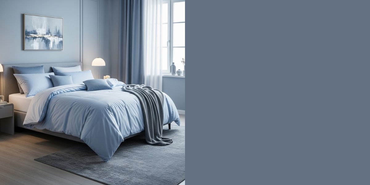 Stimmungsvoller Blick auf Bettwäsche-Inszenierung bei Betten Sauer