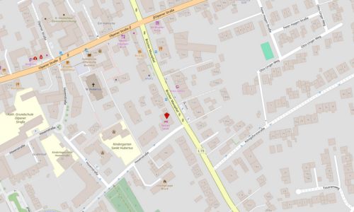 Google-Maps Karte der Betten-Sauer Standorte in Köln und Inhausen