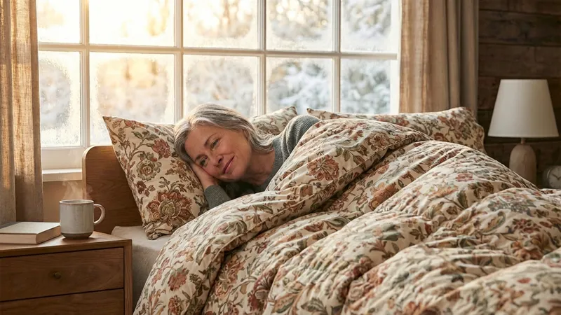 Bergische Daunen Edition WB5 in warmer Winteratmosphäre