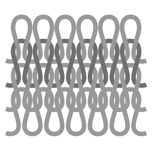 Illustration eines Baumwollstoffs