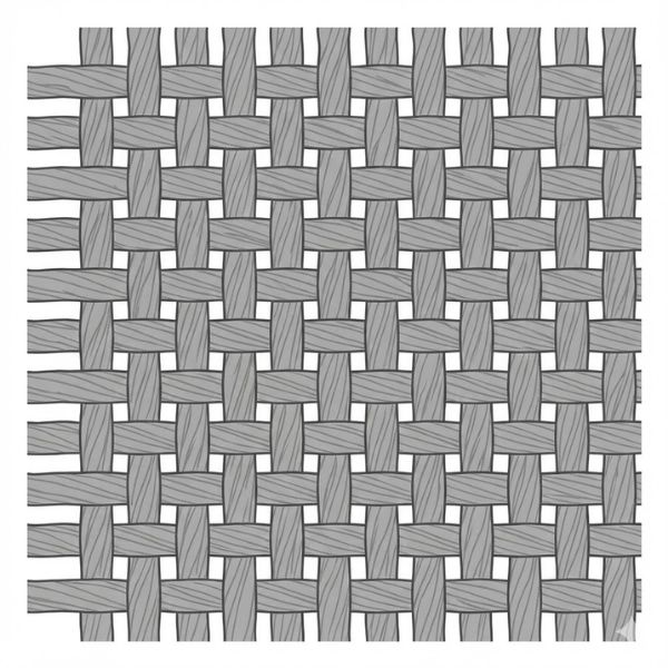 Illustration eines Leinenstoffs