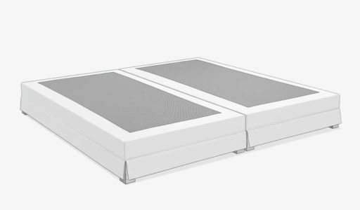 Visualisierte Unterbox eines Boxspringbetts