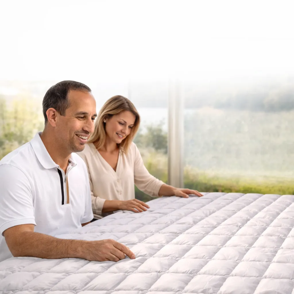 Beratung zur Eiderdaunendecke Die Königin der Nacht bei Betten Sauer in Köln