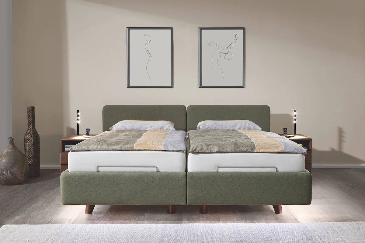 Kirchner Cortina Duobett Classic mit niedrigem Fußteil