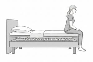 Lattenrost mit komfortabler Einstiegshöhe