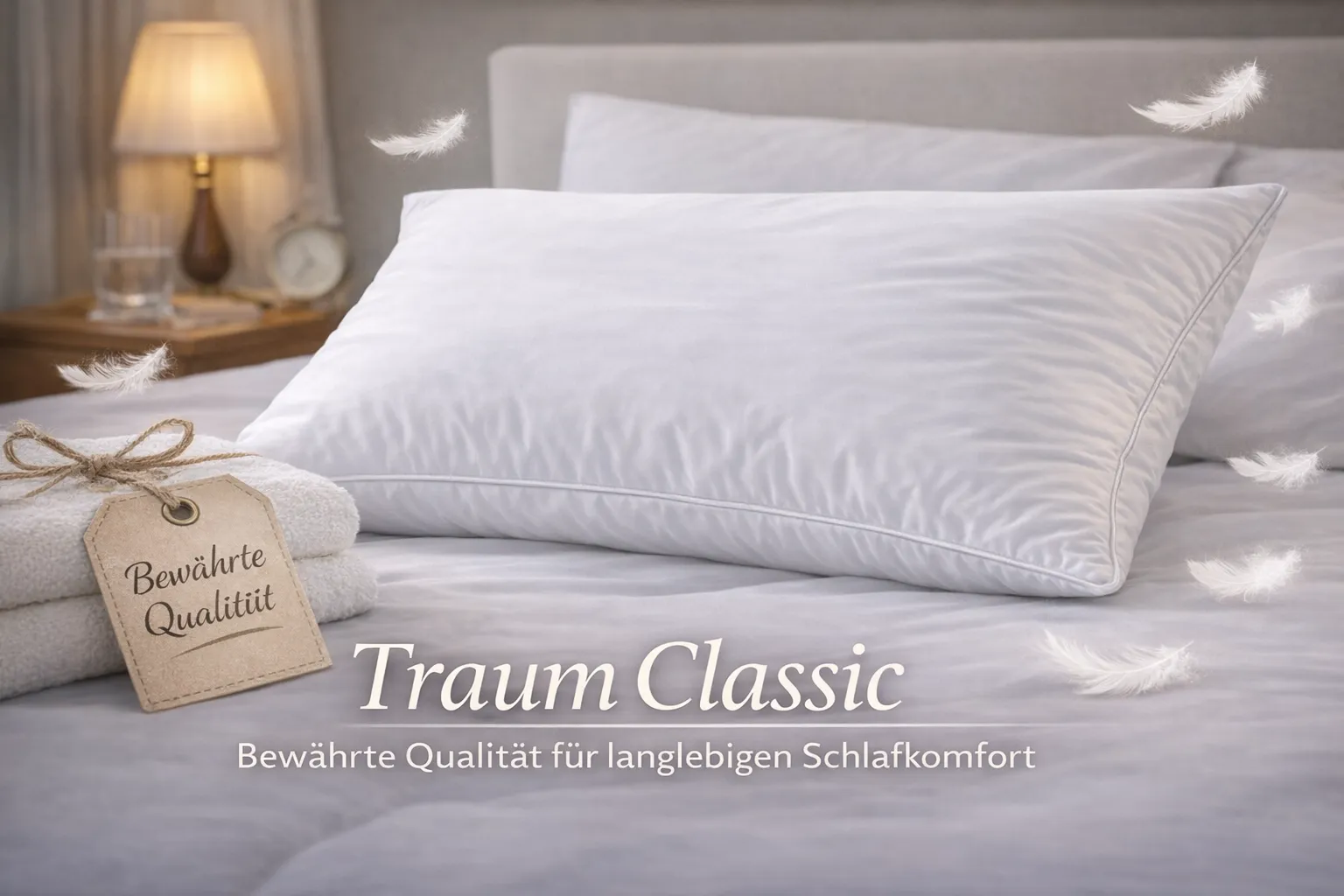 Traumhaftes Schlafgefühl mit dem Kissen Traum Classic von Betten Sauer in Köln
