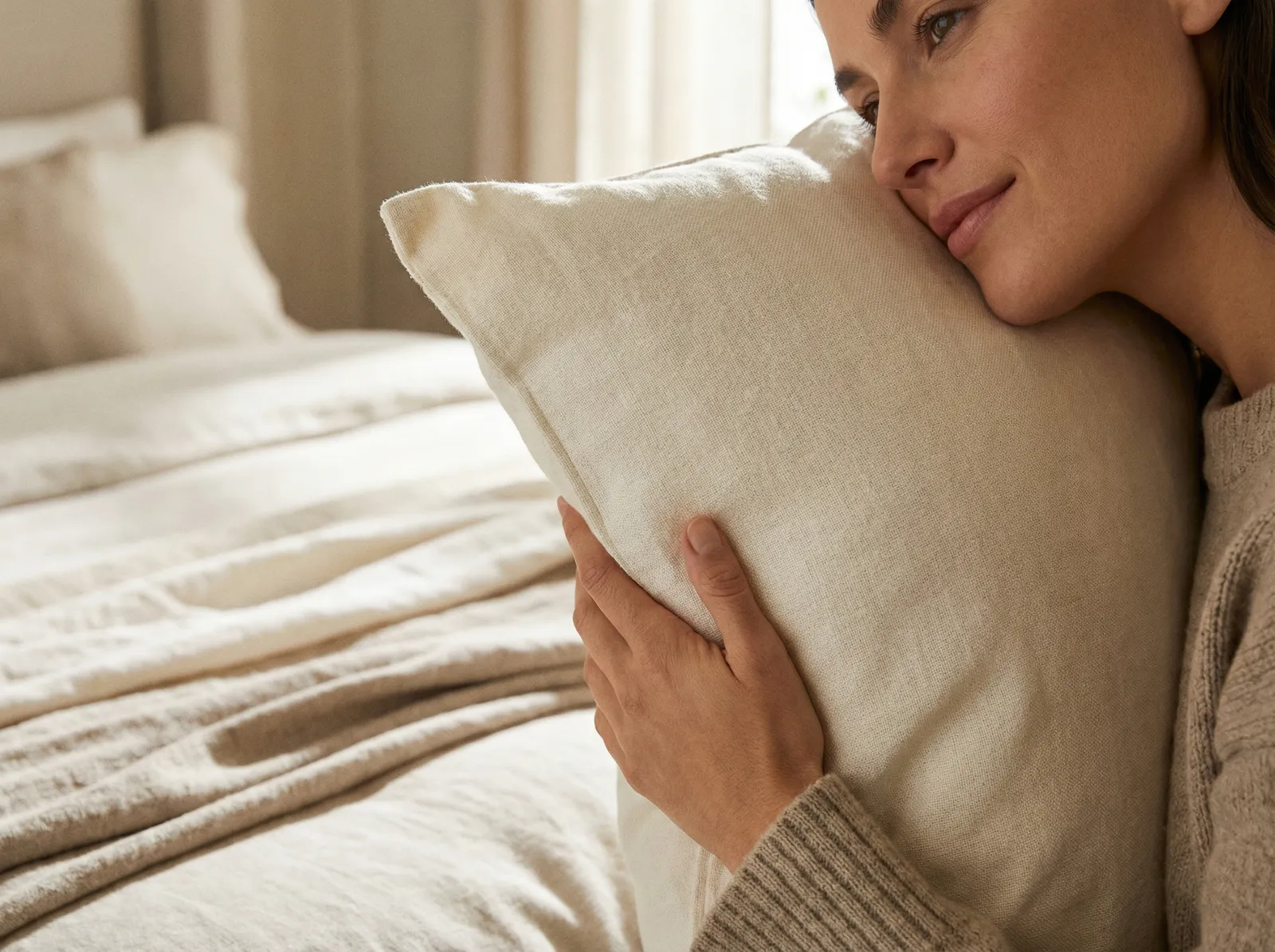 Baumwollbezug des Kissen Traum Comfort von Betten Sauer in Köln