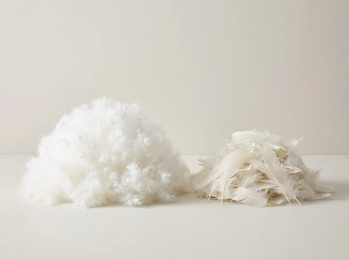 Federn und Daunen als Füllung des Kissen Traum Premium