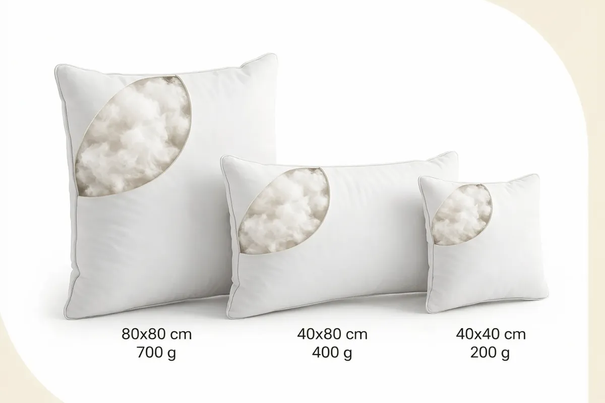 Drei Kissen Traum Premium mit bauschigem Volumen