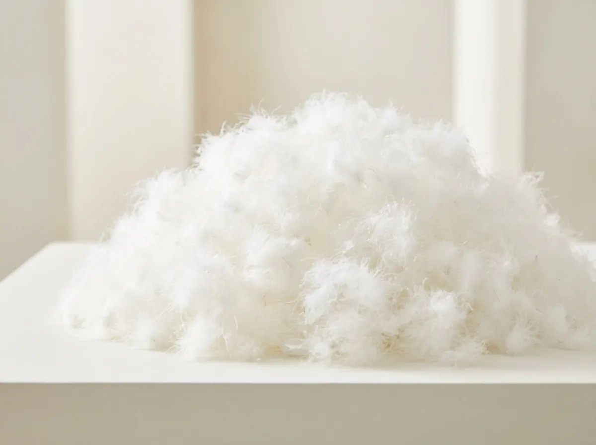 Daunen als Füllung des Kissen Traum Royal