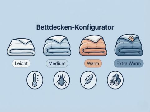 Bettdecken-Konfigurator Vorschau