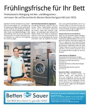 Vorschau: Frühlingsfrische für Ihr Bett